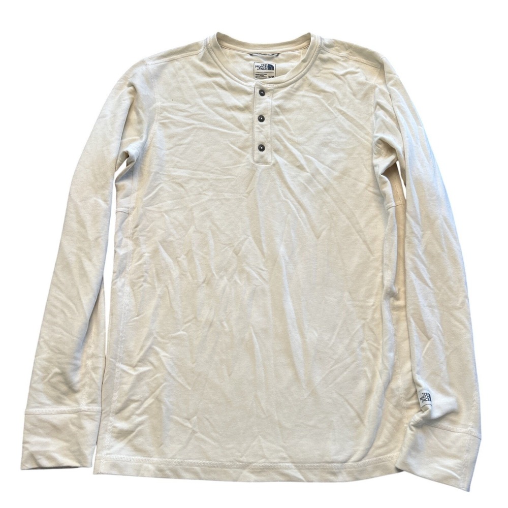 The North Face Men's Medium Henley Shirt Longsleeve Gorpcore Cotton Casual